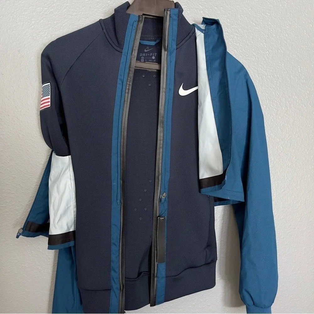 New USA Winter OLYMPIC Team Nike Women's XS Training Cropped Jacket OLYMPICS nwt